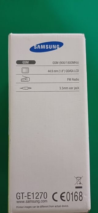 Samsung GT-E1270 - Cellulare nero