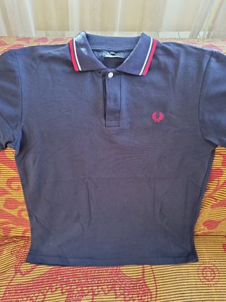 Polo Fred Perry azul - Talla L