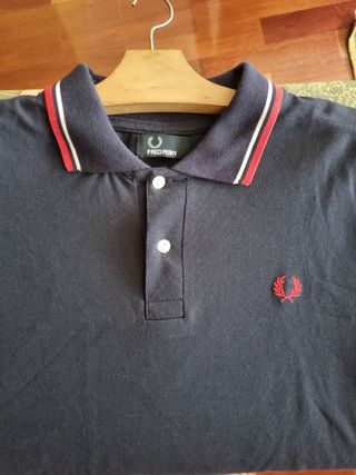 Polo Fred Perry azul - Talla L