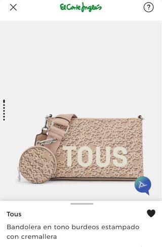 Bolso Tous Beige - Bandolera