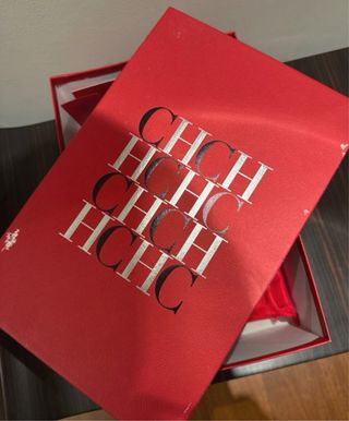 Mocasines Carolina Herrera - negros y rojos