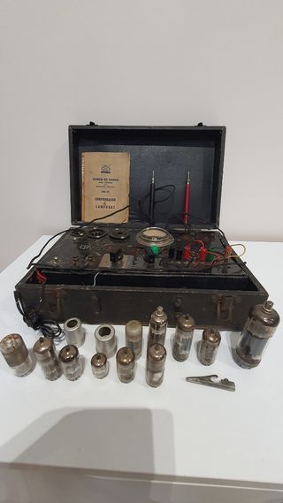 Maymo: Comprobador lamparas valvulas antiguo