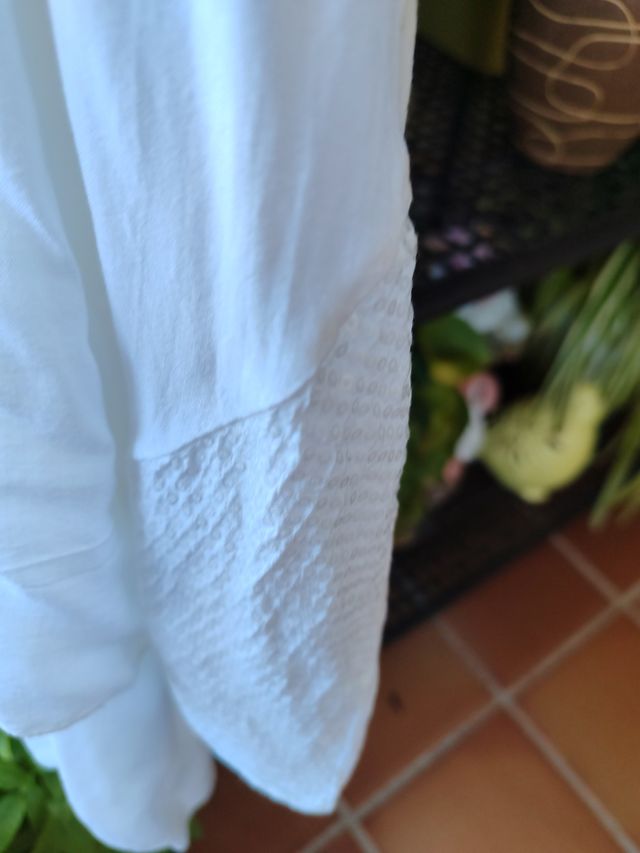 Vestido blanco Mika c/lentejuelas