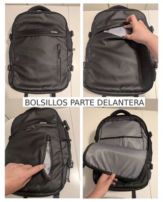 Mochila Homiee 40L - Negra, Impermeable