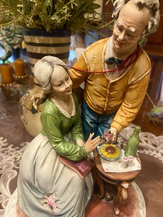 Coppietta capodimonte principe Pozzato 