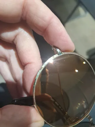 Gafas Michael Kors redondas marrón dorado