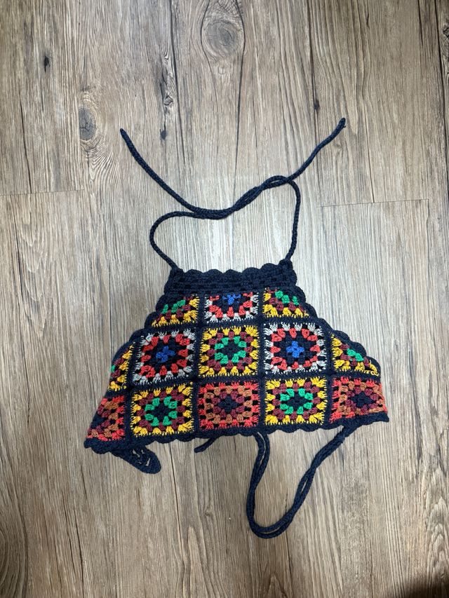 Top crochet Pull&Bear multicolor