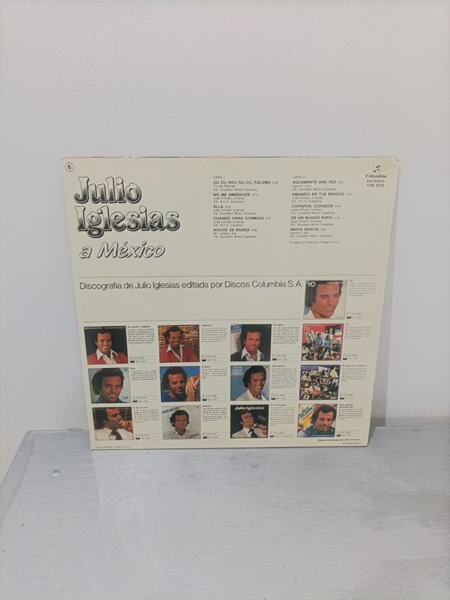 LP Julio Iglesias a México