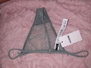 Tanga Tezenis gris talla S