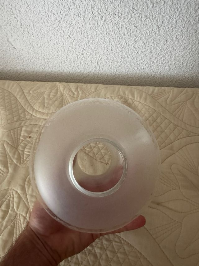 6 tulipas cristal blanco opalino