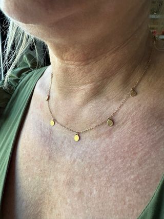 Cadena oro 18k - Colgantes redondos