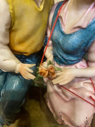Coppia innamorati capodimonte principe pozzato