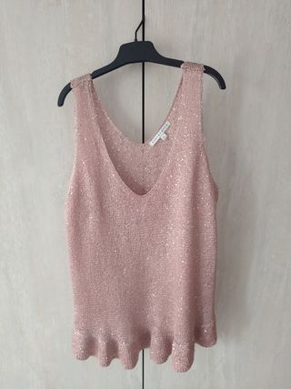 Top Tintoretto rosa talla S