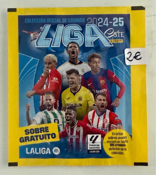 Sobre de cromos sin abrir Liga Este 24/25