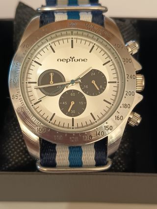 Reloj Neptune cronógrafo azul