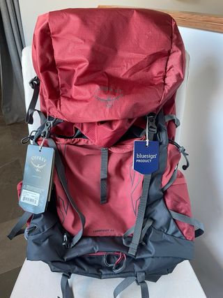 Mochila Osprey Tempest 44L Gris/Roja