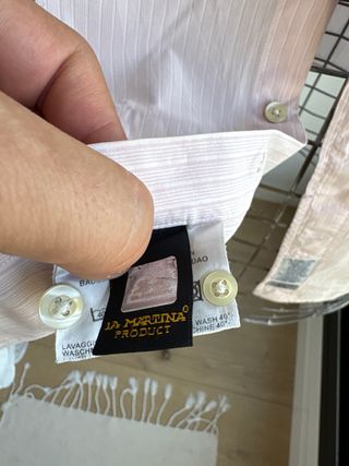 Camisa La Martina | Rosa con rayas blancas