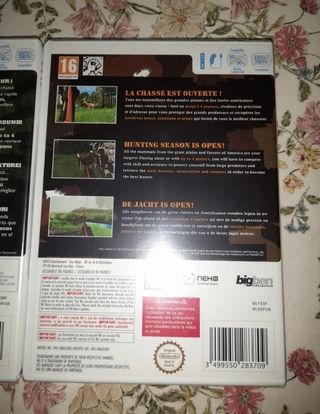 🇪🇦PRECINTADO.2 Juegos Wii Remington+Deer Drive 