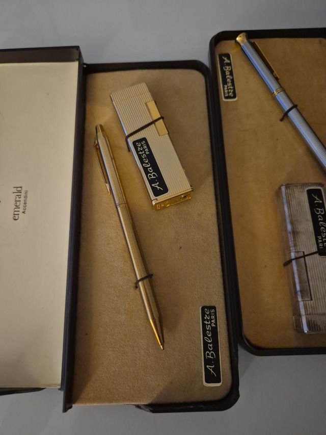 Set 2 penne + 2 accendini A. Balestre