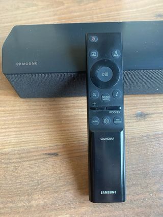 Altavoz samsung + barra sonido envolvente pro