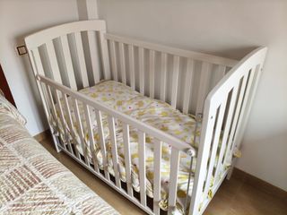 Cuna bebé blanca - Mini cuna