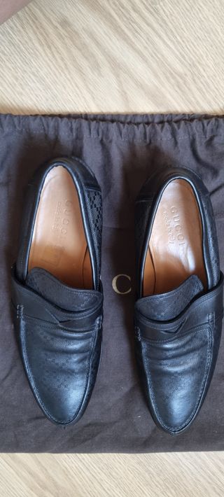 Zapatos Gucci negros hombre