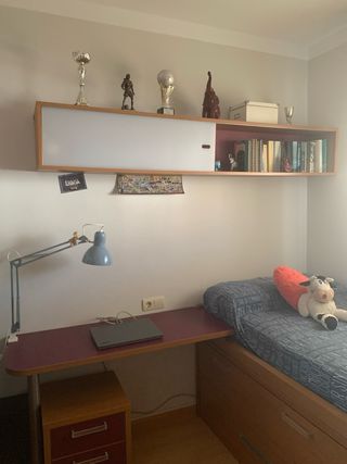Dormitorio juvenil - cama nido + escritorio