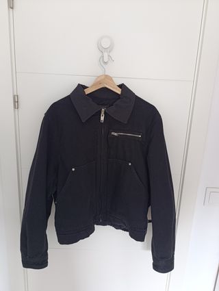 Chaqueta vaquera Zara negra cropped