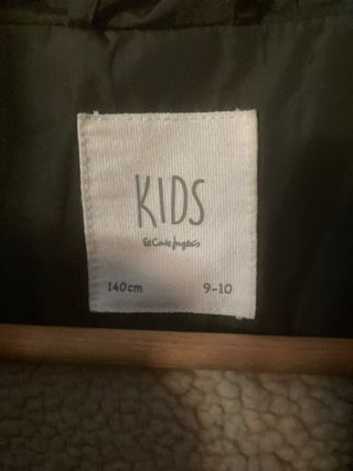 Abrigo niño verde con capucha -  El corte ingles 