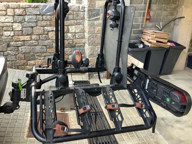 Portabicicletas TowCar de 4 bicis abatible