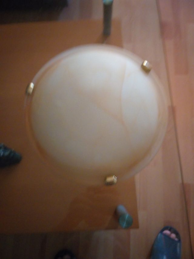 Lámpara techo opalina