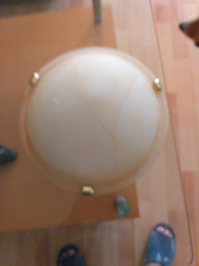 Lámpara techo opalina