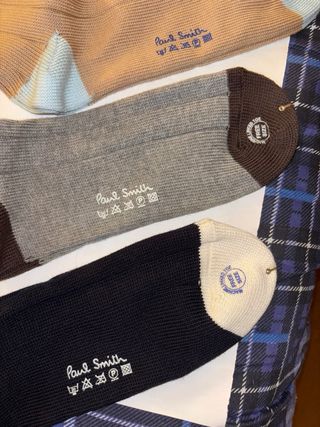 3Paia CALZE NUOVE Firmate”PAUL SMITH”MADE IN ITALY