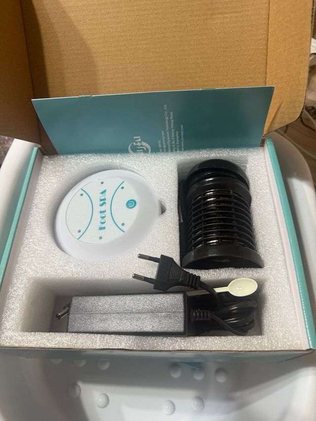 Spa pies Foot Spa - blanco y verde agua