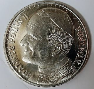 Moneda conmemorativa Papa Juan Pablo II