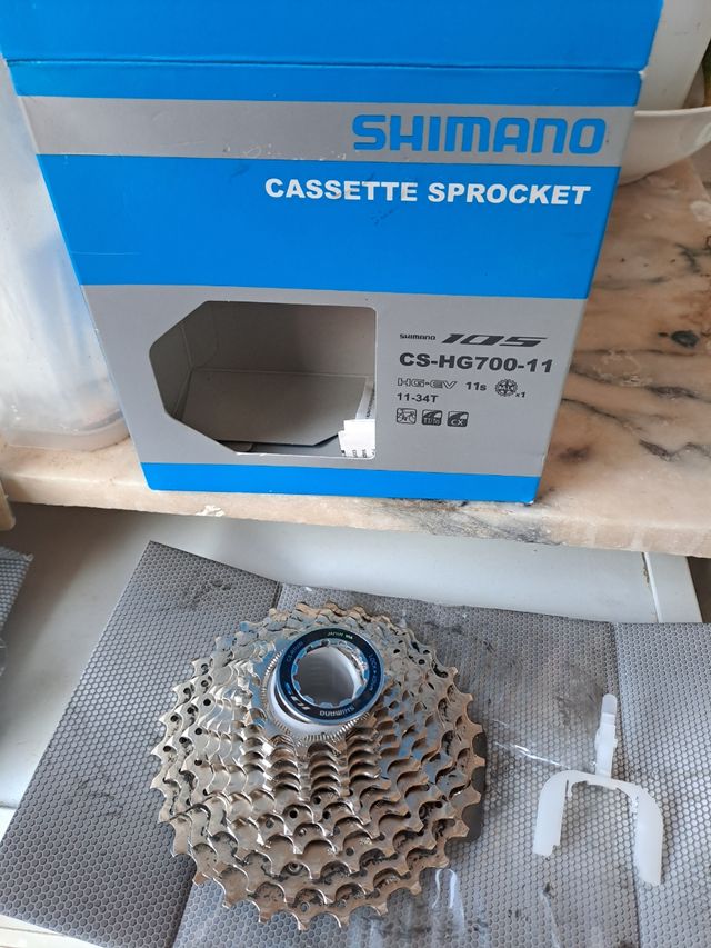 Shimano 105 R7000: cambio y casete 11-30