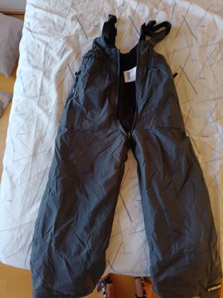 Mono nieve niño gris - talla 4-5 años