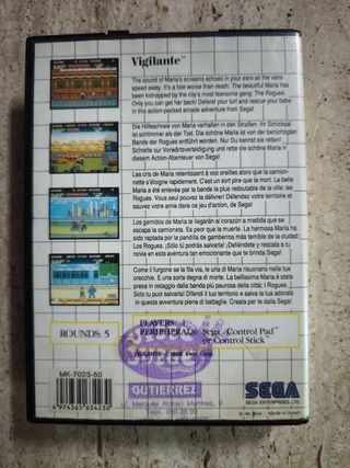 Vigilante Sega Master System