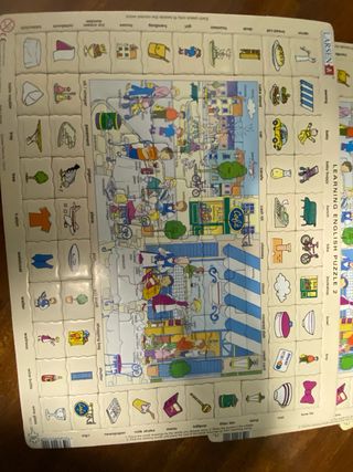3 Puzzles inglés aprendizaje