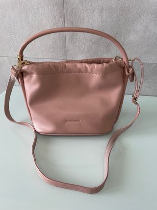 Bolso David Jones rosa - Bandolera