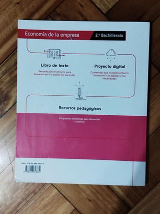 Economía de la empresa 2.º Bachillerato