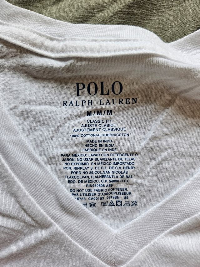 Camiseta Polo Ralph Lauren blanca - M