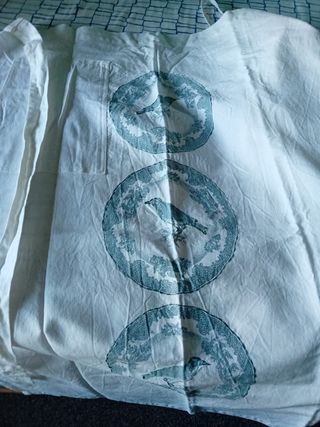 Lote cocina: 2 mandiles, gorro, pantalón
