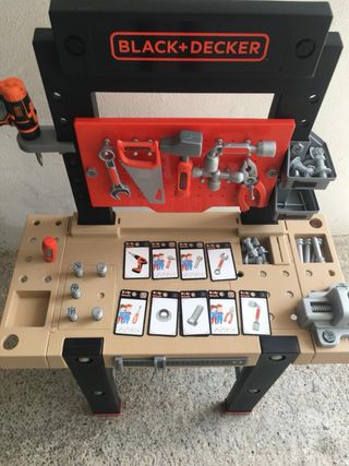 Mesa de herramientas Smoby Black+Decker