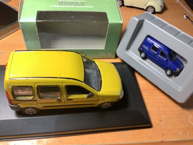 2 Renault Kangoo Norev y SOLIDO 1/43/87