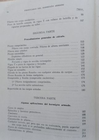PRONTUARIO DEL HORMIGÓN ARMADO 1946