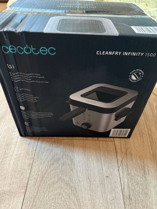 Freidora Cecotec CleanFry Infinity 1500 - 15L