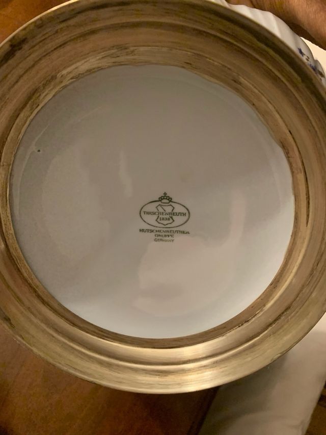 Zuppiera porcellana blu e bianca