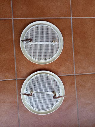 2 Rejillas Ventilación Blancas