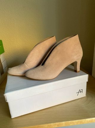 Zapatos de tacón piel,  beige Anna Field